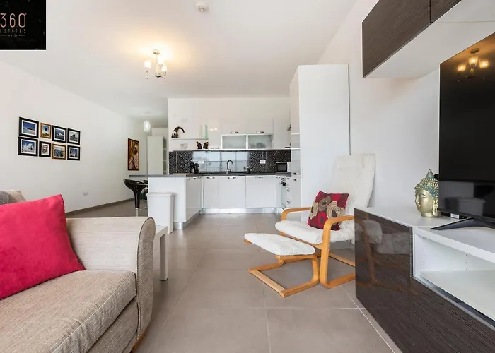 A Charming, Relaxing 2br In St Julians W/wifi By 360 Estates Apartment San Ġiljan